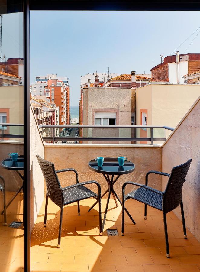 Atico Con Terraza, Vistas Al Mar Y Parking En Playa De S Lorenzo Gijon Luaran gambar